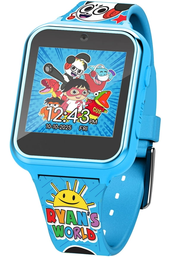 iTime Unisex Child Interactive Smart Watch Blue with Silicone Strap (RYW4006WM)