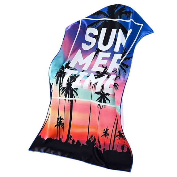 RyanK Beach Towel Microfiber Beach Towel Super Lightweight Colorful Bath Towel Sandproof Beach Blanket Multi-Purpose Towel For Travel Swimming Pool 28x60 Inch