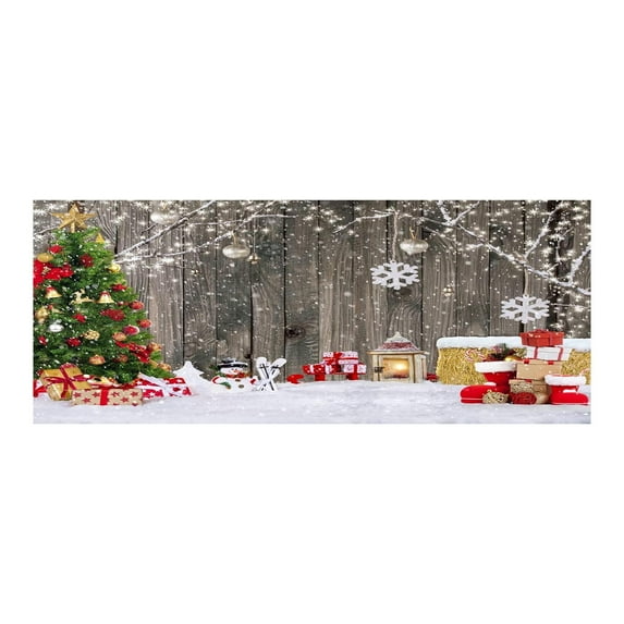 RyanK Christmas Gifts,Christmas Decorations,Christmas Garage Door Banner Cover Colorful Snowflakes Christmas Garage Door Decorations Holiday Christmas Background Decorations Winter New Year Party