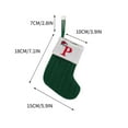thumbnail image 1 of RyanK Christmas Gifts, Christmas Decorations,Knitted Hosiery Wool Hosiery Embroidered Alphabet Children's Candy Gift Bag Green Christmas Stocking Gift Bag, 1 of 2