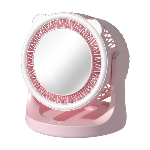 RyanK Clearance Fans Desktop Small Fan Dormitory Fan Wall-Mounted Mini Small Ceiling Fan Fan Lights Beauty Desk Lamp Fan