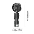 thumbnail image 1 of RyanK Clearance Fans New Handheld Spray Fan Multi-function Desktop Folding Small Fan Portable Outdoor Handheld Neck Spray Wind, 1 of 5