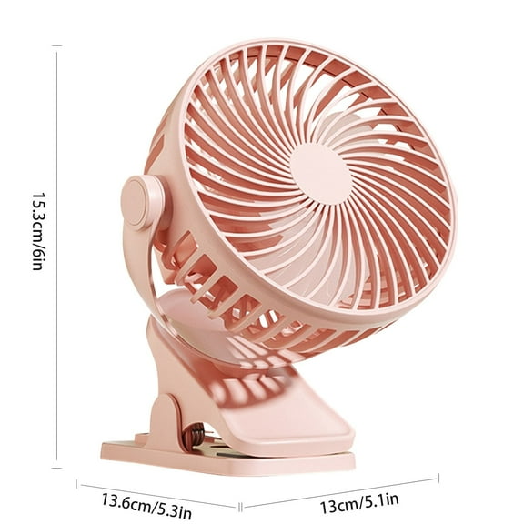 RyanK Clearance Fans Stay Cool Anywhere With Our 3-Speed Multi-functional Clip- Desk Fan - Portable And Rechargeable Must-have For Office Dorms And Study