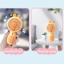RyanK Clearance Fans Summer Refreshing Handheld Fan WIth LED Portable USB Charging Light Mini Fan