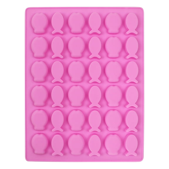 RyanK Clearance Ice Cube Trays 36 With Small Fish Chocolate Candy Ice Tray