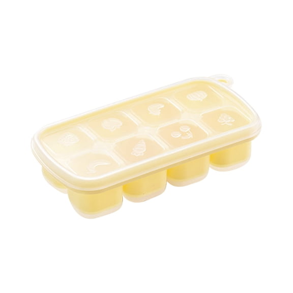 RyanK Clearance Ice Cube Trays Ice Soft Rubber Homemade Ice Tray Ice Cream Refrigerator Ice Maker Ice Box Lid Ice Tray