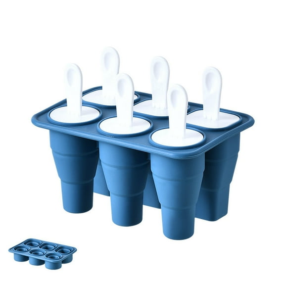 RyanK Clearance Ice Cube Trays Popsicles Molds - Ice-Molds, Easy Release Ice Cream, Reusable Popsicle Stick With For Homemade Popsicles & Ice Cream