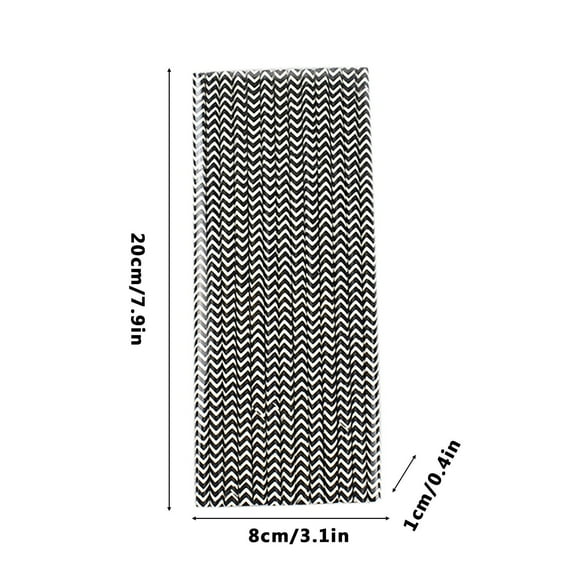 RyanK Drinking Straw Clearance Colored Paper Drinking Straw Can Be Naturally Decomposed Party Birthday Party 25PC Black