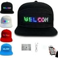 RyanK LED Rolling Display Hat Luminous Stage Hat Hip Hop Hat Fashion ...