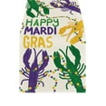 thumbnail image 1 of RyanK Mardi Gras Decorations Mardi Gras Table Flags Purple Carnival Decorations Indoor Outdoor Party Decorations 35.43*12.99in, 1 of 6