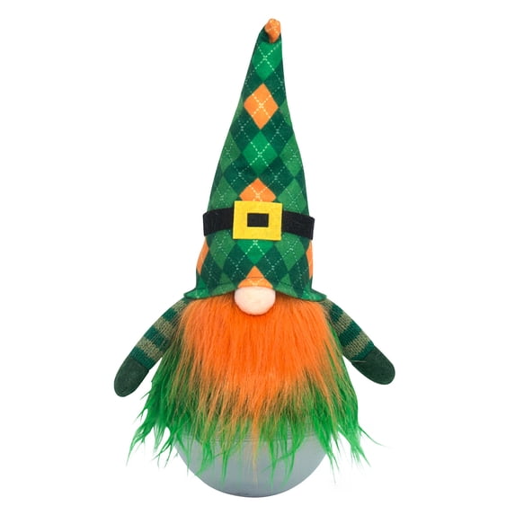 RyanK St Patricks Day Decorations St. Patrick's Day Decorations Irish Day Faceless Doll Rudolph Ornaments