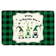 thumbnail image 1 of RyanK St Patricks Day Decorations St. Patrick's Day Door Mat - Front Door Mat - Bath Rug Super Absorbent Quick Dry - Rubber Backing Non Slip Washable Bathroom Floor Mats -Green 16x24 IN, 1 of 8