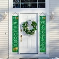 thumbnail image 1 of RyanK St Patricks Day Decorations St. Patrick's Day Irish Holiday Porch Sign Welcome Home Door Curtain Banner Decoration Door Hanging Painting Hanging Flag Decoration, 1 of 5