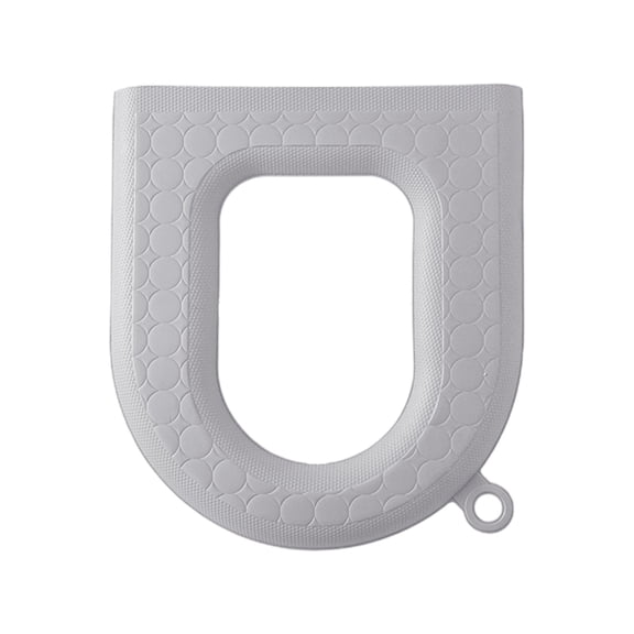 RyanK Toilet Seat Cover Pads,EVA Toilet Seat Domestic Toilet Seat Ring Seat Lightweight Rainproof Seat Cover For Toilet Seat With Handle Catering For Different Seasons Gray