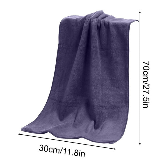 RyanK Towel Cleaning Shop Foot Bath Towel Thickened Absorbent Dry Hair Towel Gray 6pc