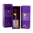thumbnail image 1 of RyanK Valentine'S Day Gifts For Girlfriend Valentine'S Day Decorations 24K Golden Rose, Artificial Rose Flower Gifts for Her with Luxury Gift Box Great Gift Idea for Valentine's Day(Red), 1 of 2