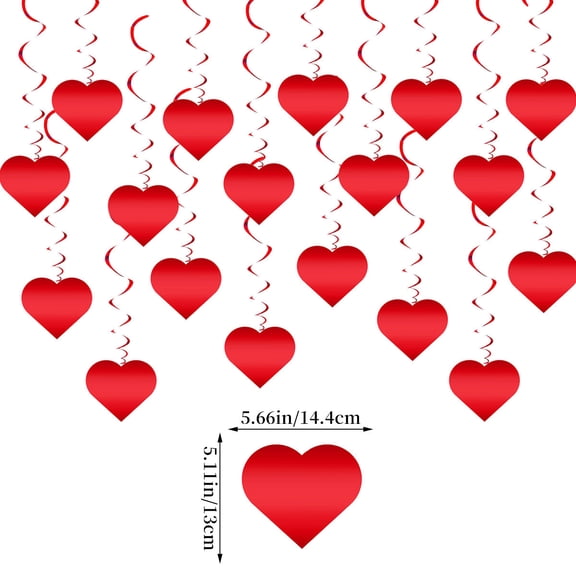 RyanK Valentine'S Day Gifts Valentine's Day Wedding Decoration Heart Shaped Pendant PVC Pendant