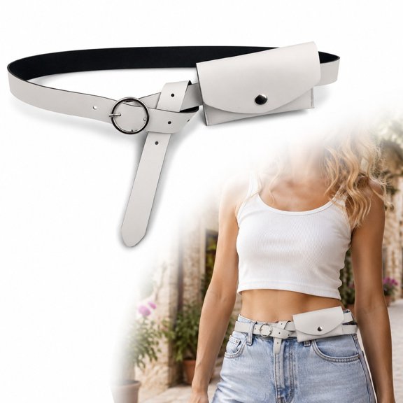 RyanYao Shop Women Mini Faux Leather Fanny Pack Waist Bag Handbag Clutch Phone Pouch
