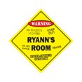 thumbnail image 1 of Ryann's Room Sign Crossing Zone Xing | Indoor/Outdoor | 12" Tall kids bedroom decor door children's name boy girl, 1 of 5