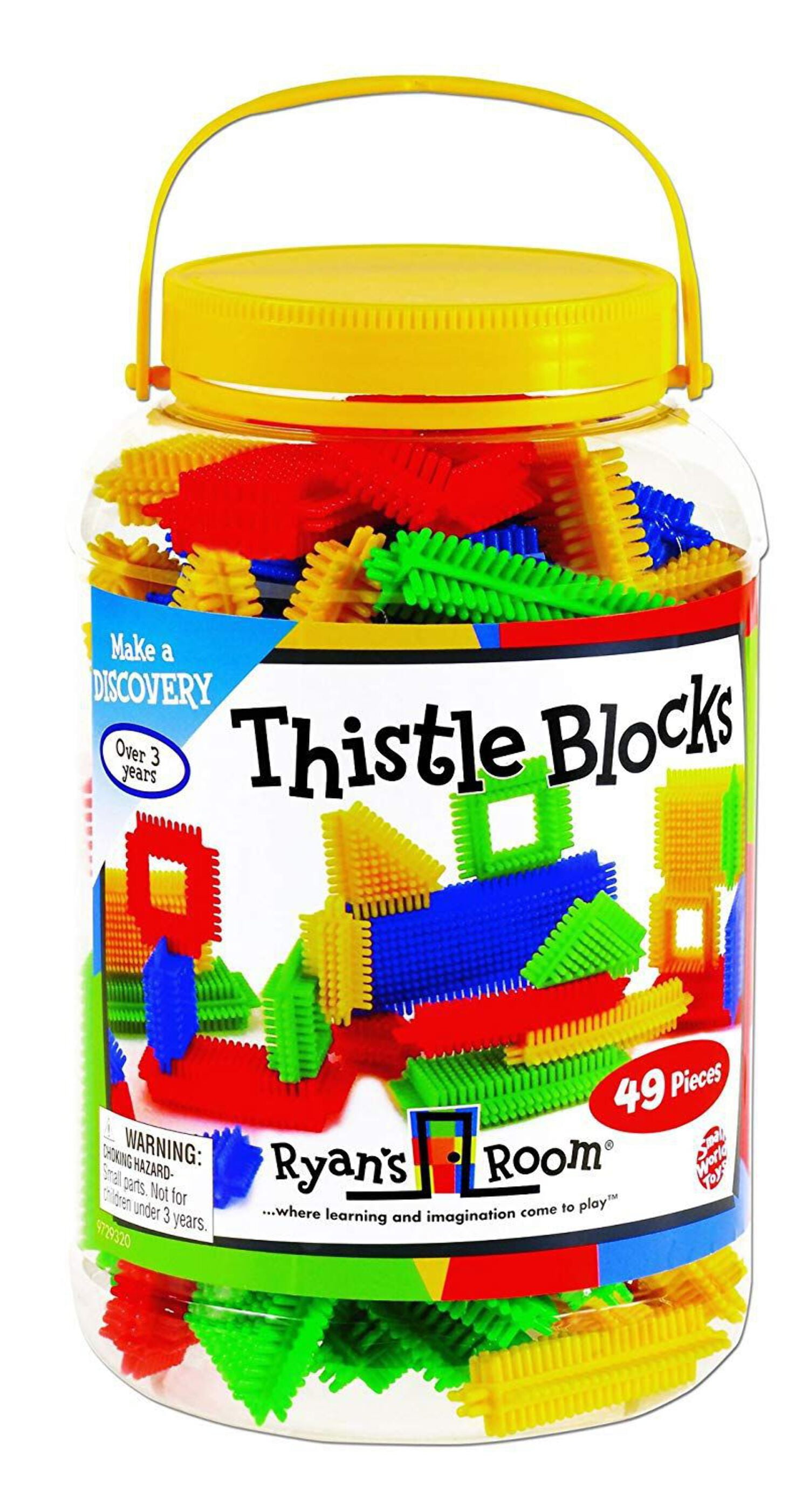 全国配送料無料 4 Pack LEARNING ADVANTAGE THISTLE BLOCKS 49 PIECES