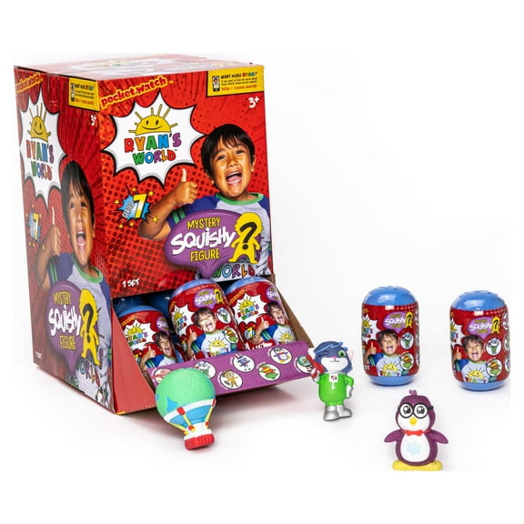 Ryans World Blind Bag Squishy Surprise Figure 1 Pack, Blind Capsule, Series 7
