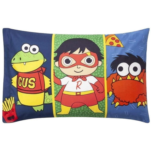 Ryans World Kids Reversible Pillowcase