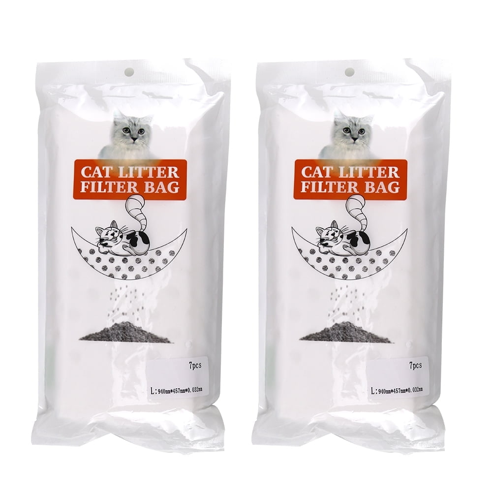 Ryanstar Racing Cat Litter Box Liners 14 Count Cat Litter Bags Kitty