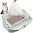 thumbnail image 1 of Ryanstar Racing Cat Litter Box Liners, 56 Cat Litter Bags Kitty Sifting Litter Liners with Durable Drawstring Contains 48 Screening Bags with Holes + 8 Non-porous Screening Bag (37" x 18"), 1 of 8