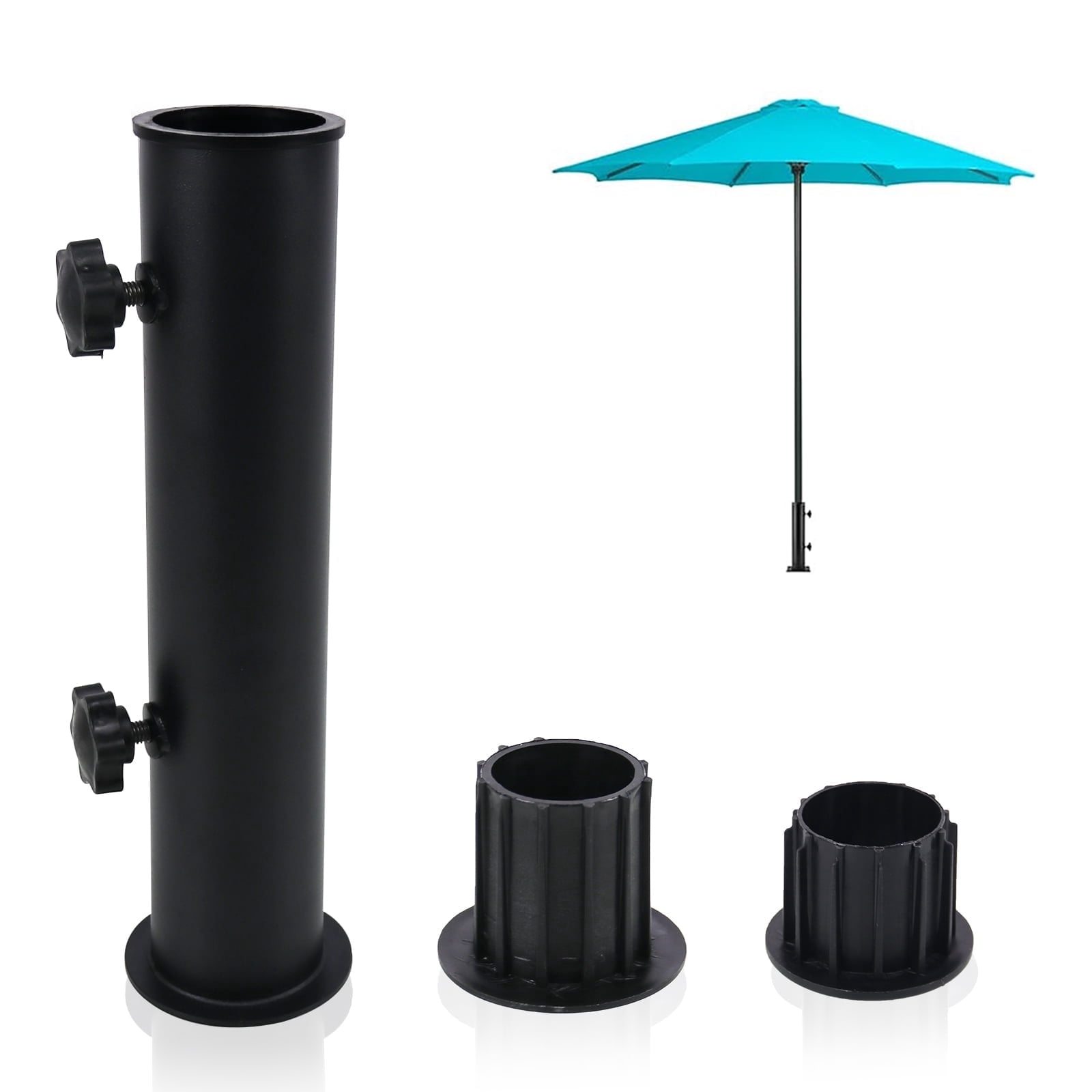 Ryanstar Racing Universal Outdoor Black Granite Umbrella Stand DIY ...