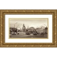 thumbnail image 1 of Ryazanov 18x11 Gold Ornate Wood Framed with Double Matting Museum Art Print Titled - Sergy Radonezhsky Street, 1 of 4