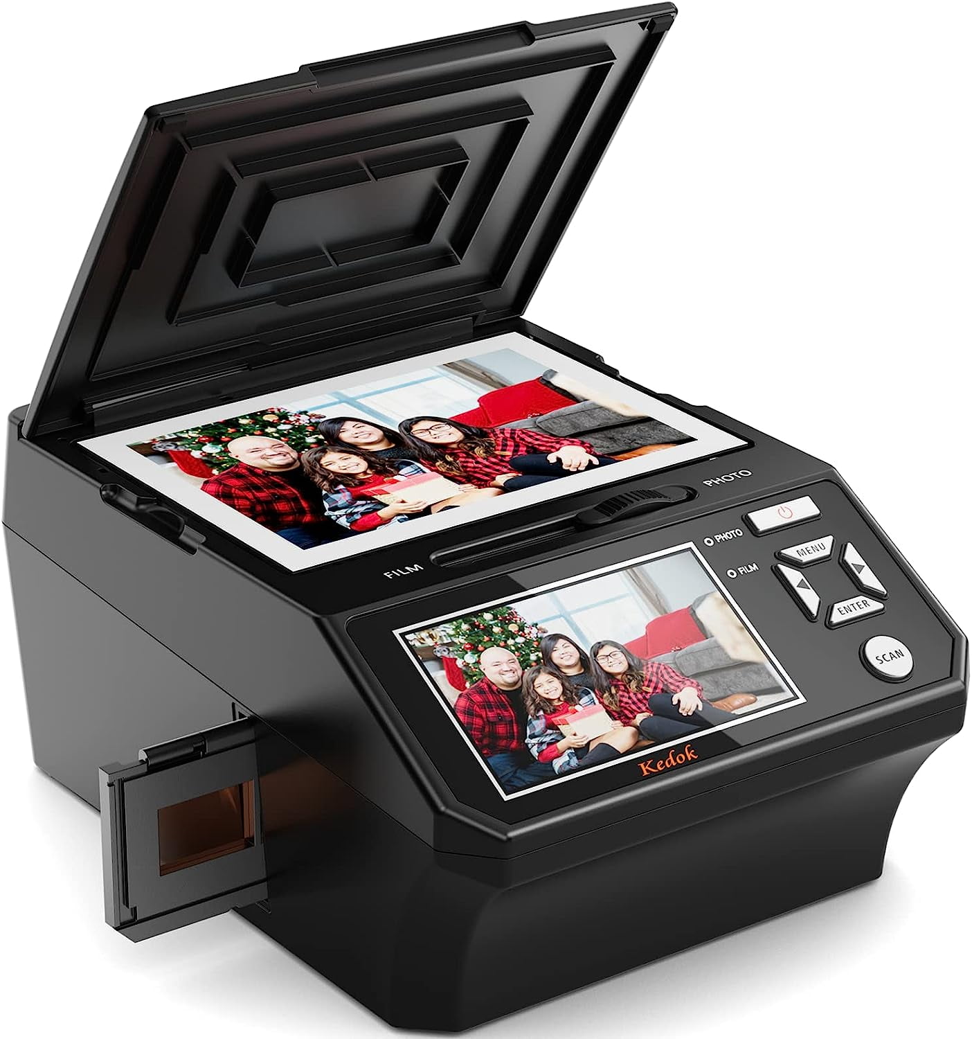 EYESEN Rybozen 22MP Film &Slide Photo Multi-Function Scanner, 8GB Memory Card Included