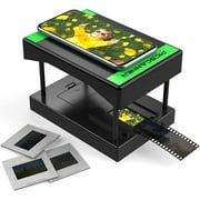 Rybozen Mobile Film and Slide Scanner, Lets You Scan and Play with Old 35mm Films & Slides Using Your Smartphone Camera, Fun Toys and Gifts with LED Backlight, Rugged Plastic Folding Scanner