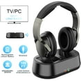 Rybozen Wireless TV Headphones, OverEar Headset with RCA / 3.5MM