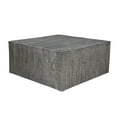thumbnail image 1 of Rydan Coffee Table | 33 Inch Square Block Top | Sandblasted Gray Mango Wood, 1 of 3