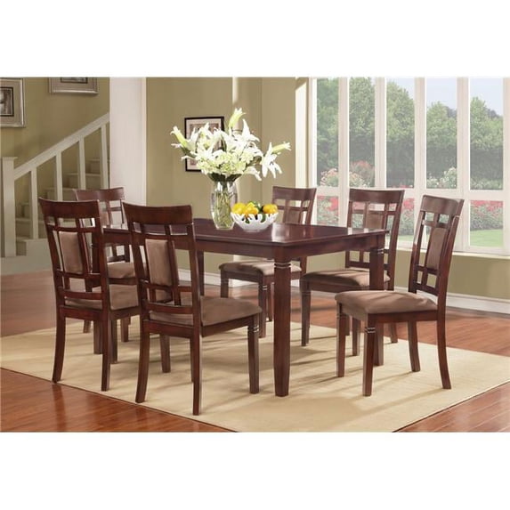 Ryder 7pcs pack solid wood dining set