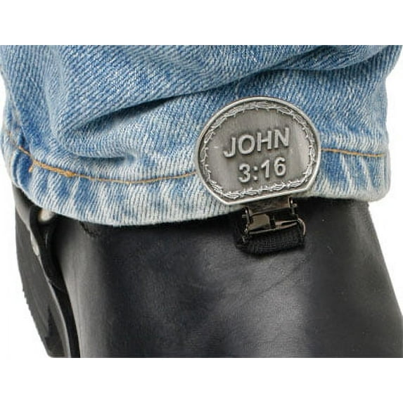 Ryder Clips Stirrup/Strap Boot Clip John 3:16 CNS-FC