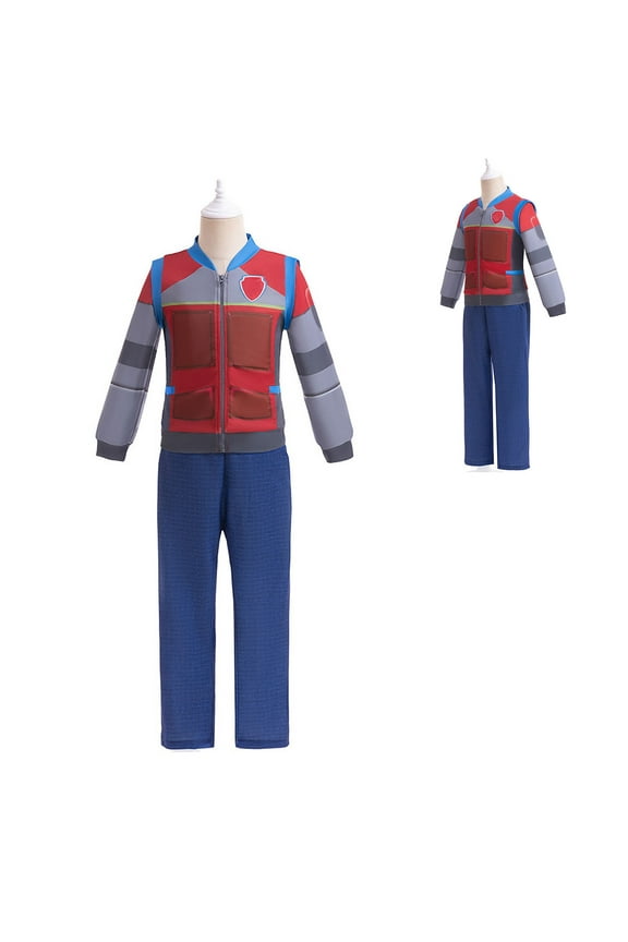 Ryder Costume Outfits for Kids Jacket Coat Pants Cosplay Sets, 3-9Y