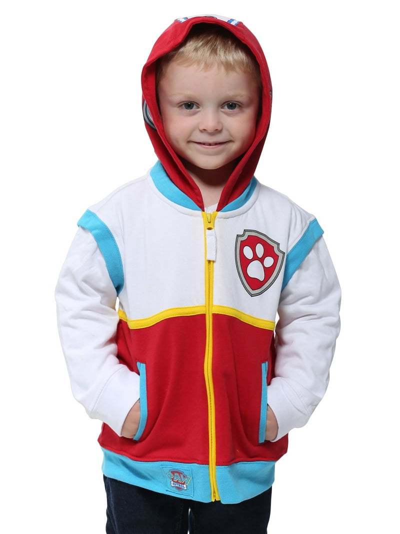 Ryder Paw Patrol Kids' Halloween Costume Hoodie Zipped, Soft - Main Image