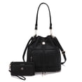 thumbnail image 1 of Ryder Vegan Leather Womens Shoulder Bag with Wallet - 2 pieces by Mia K, 1 of 21