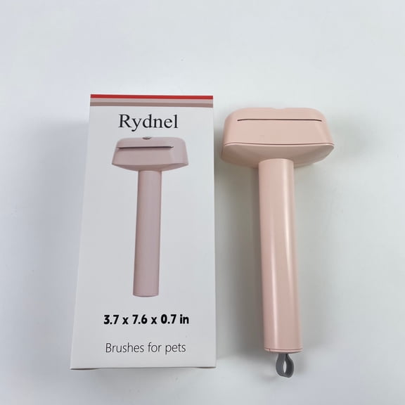 Rydnel Brushes for pets,3 In 1 Pet Dematting Tool, Dog Flea Lice Combs for Grooming, Undercoat Rake & Dematting Comb for Detangling Matted or Knotted Undercoat Hair - Pink