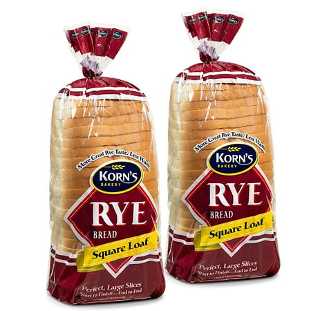 Rye Bread - 2 Pack - 32 oz per Loaf | Delicious Sandwich Bread | Fresh Bread | Soft & Light Rye Bread | Dairy & Nut Free | 2-3 Day Shipping | Stern’s Bakery (2 Pack)