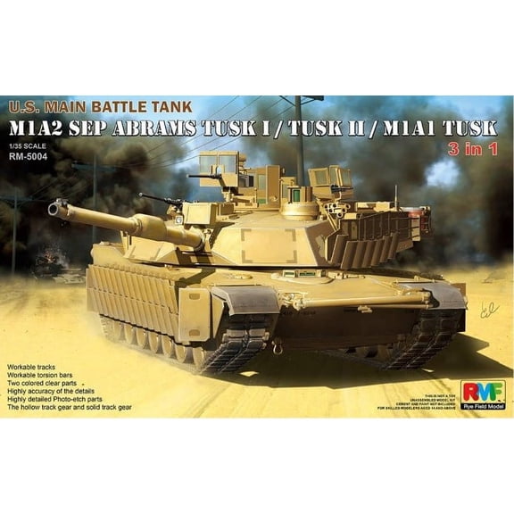 Rye Field Model 5004 1:35 M1A2 TUSK I/TUSK II