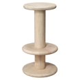 thumbnail image 1 of Jamie Young Co Rye Mango Wood Barstool Cream, 1 of 4