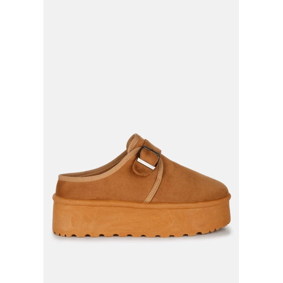 Ryeson Buckle Strap Platform Classic Slip-On