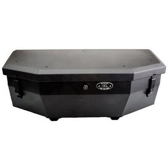 Ryfab Aluminum Cargo Box with Top Rack Black for Can-Am Maverick X3 X RS Turbo R 2017-2018