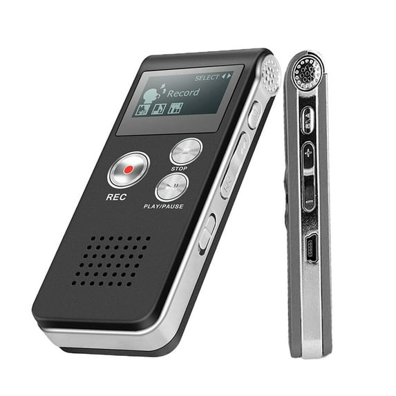 RyhamPaer 32GB Digital Voice Recorder Voice Activated USB Recorder for Lectures, Meetings, Interviews Mini Recorder Portable Tape Dictaphone with Playback, MP3