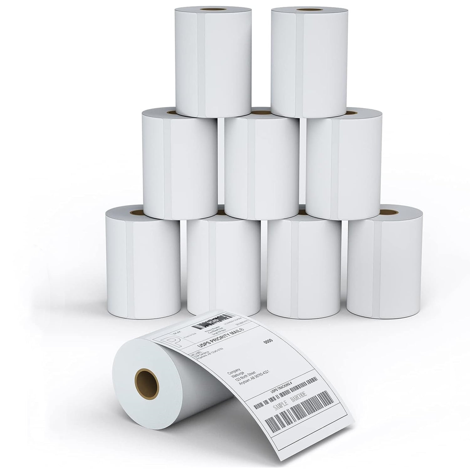 Ryhampaper Rolls X Direct Thermal Blank Shipping Labels For Thermal