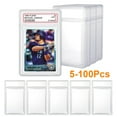 thumbnail image 1 of Ryhampaper 10 Pack 35 Pt. Empty Graded Card Holder PSA Style Slab for Trading Sports Cards Protector Case Clear, 1 of 8