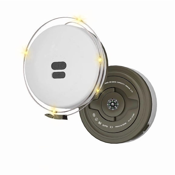 Ryhampaper Camping Lights String, Outdoor Waterproof Portable Stowable String Light with 7 Lighting Modes 32.8 FT Warm Lights YardHoliday Decorations