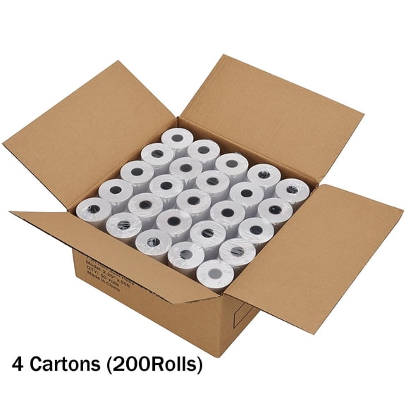 Ryhampaper Thermal Paper Rolls, BPA Free, 2 1/4" x 85', 200 Rolls
